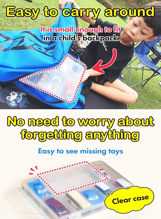 Someie Hot Wheels Tomica Car Organizers and Transparent Storage Carrying Box Max 10 cars Capacity Display case Japan made durable and safe (Box only) - Image 5